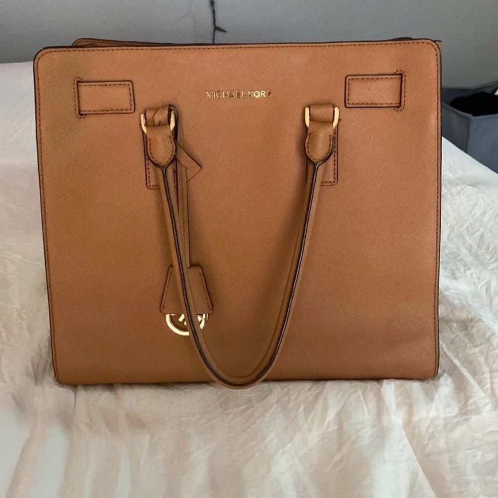 Michael Kors Brown Leather Tote